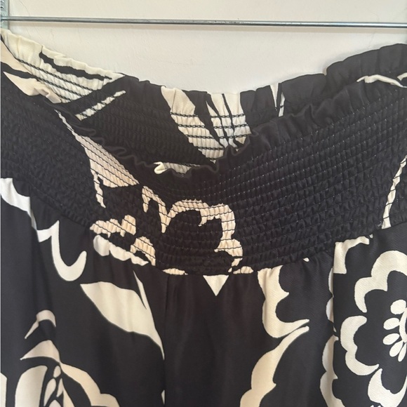 Anthropologie Black and White Patterned Skirt - Picture 7 of 8